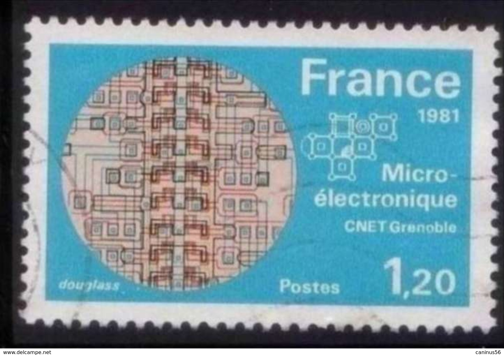 1981 Yt 2126 (o) Micro électronique - CNET Grenoble - Oblitérés