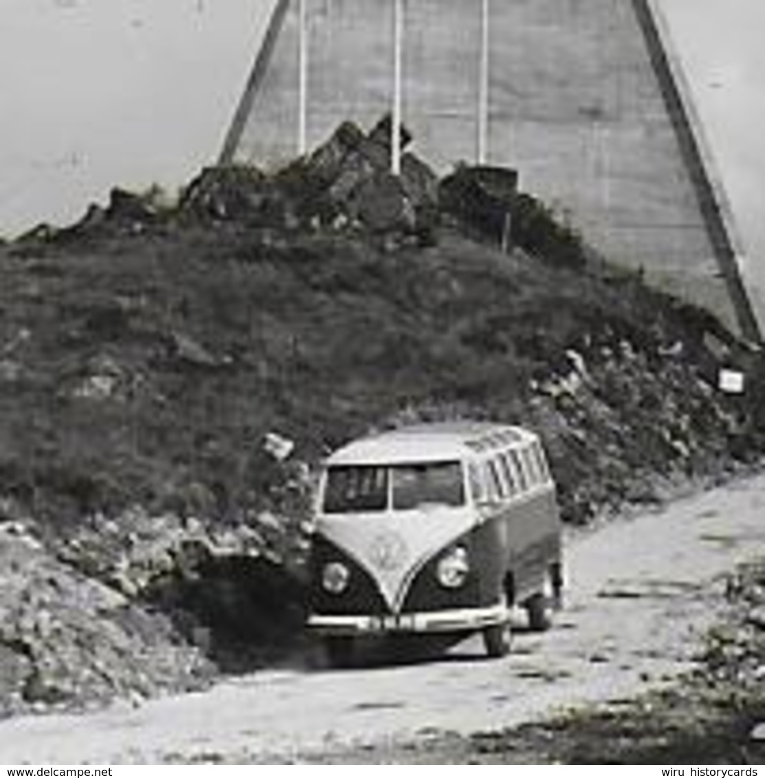 AK 0304  Fernsehturm Mugl ( Mugel ) Und VW-Bus / Verlag Mayer Um 1950 - Leoben