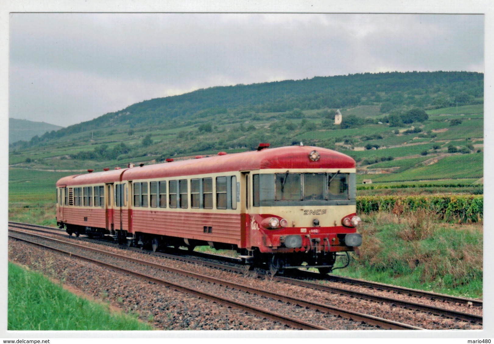 FRANCIA   SANTENAY    TRAIN- ZUG- TREIN- TRENI-GARE- BAHNHOF- STATION- STAZIONI  2 SCAN  (NUOVA) - Treni