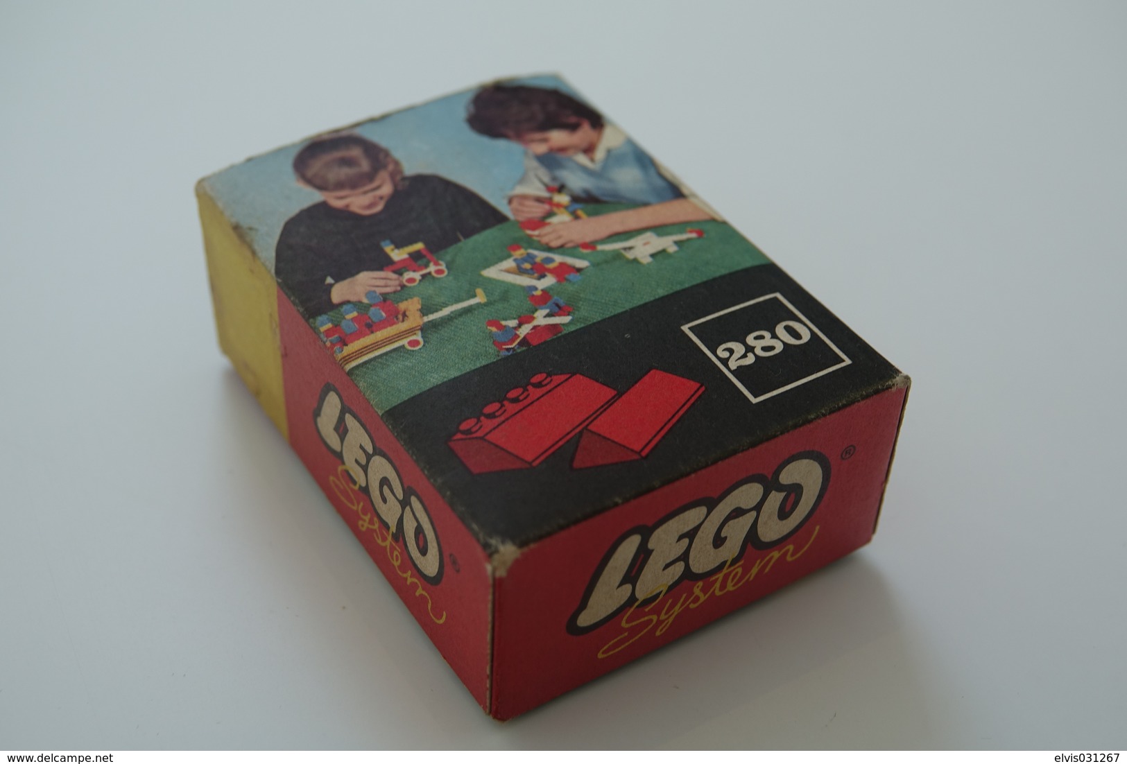 LEGO - 280 Sloping Roof Bricks Red NEW OLD STOCK MINT CONDITION - Colector Item - Original Lego 1959 - Vintage - Catalogi