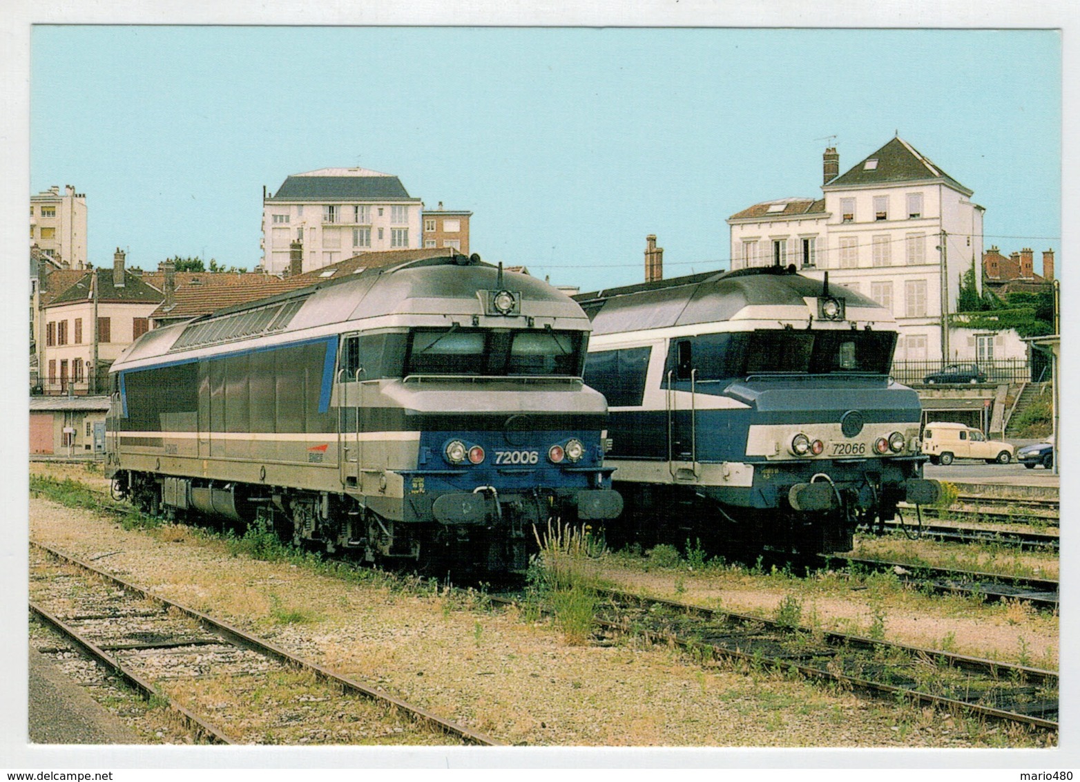 FRANCIA   USSEL CEDEX  A  TROYES     TRAIN- ZUG- TREIN- TRENI-GARE- BAHNHOF- STATION- STAZIONI  2 SCAN  (NUOVA) - Treni