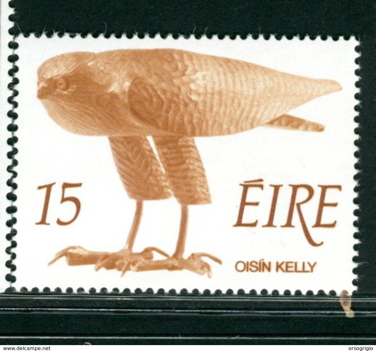 IRLANDA EIRE - MNH NUOVI PERFETTI - 1975   UCCELLO DA PREDA   -   Scultura Di Oisin Kelly - Nuovi