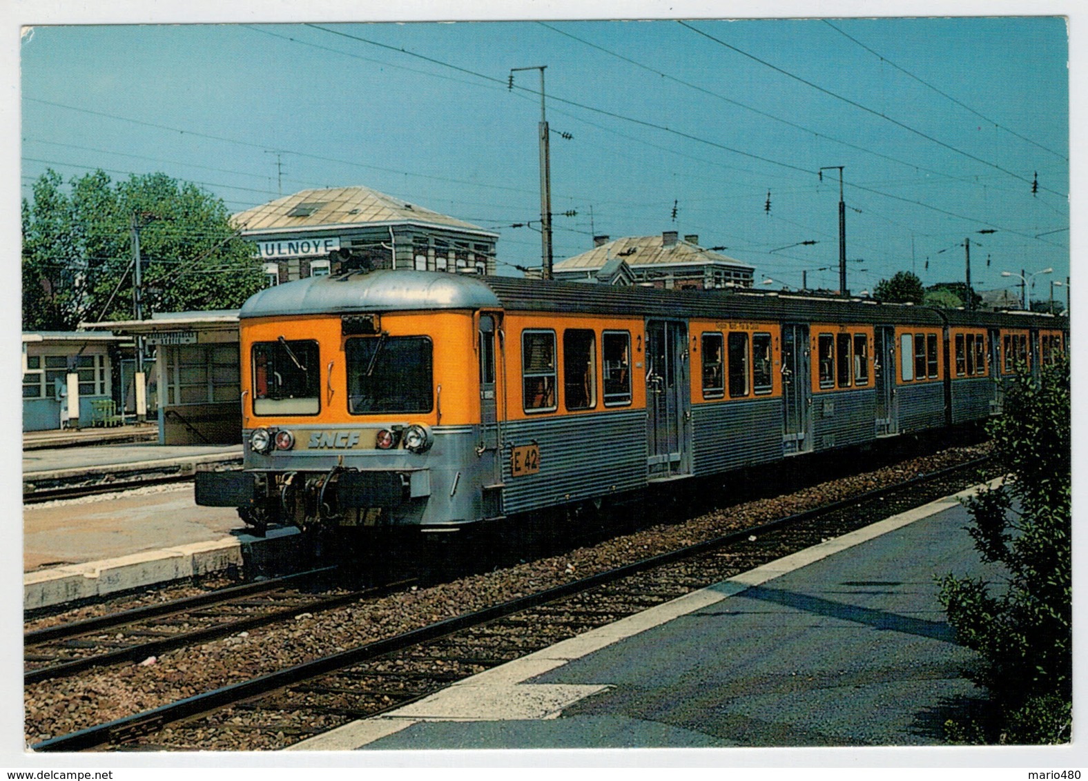 FRANCIA   AULNOYE       TRAIN- ZUG- TREIN- TRENI-GARE- BAHNHOF- STATION- STAZIONI  2 SCAN  (NUOVA) - Treni