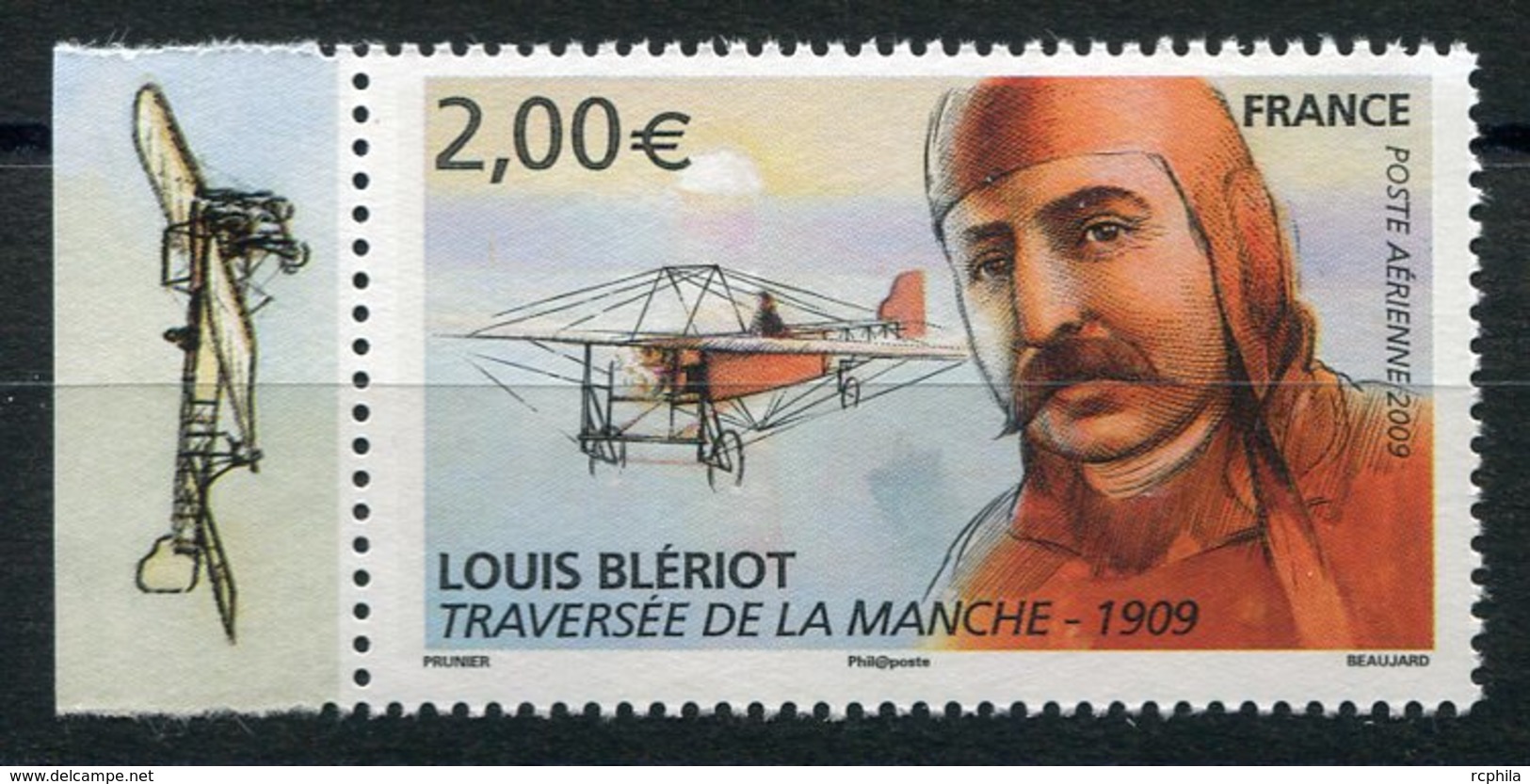 RC 13152 FRANCE PA N° 72a LOUIS BLÉRIOT PROVENANT DU FEUILLET A LA FACIALE NEUF ** TB - 1960-.... Neufs