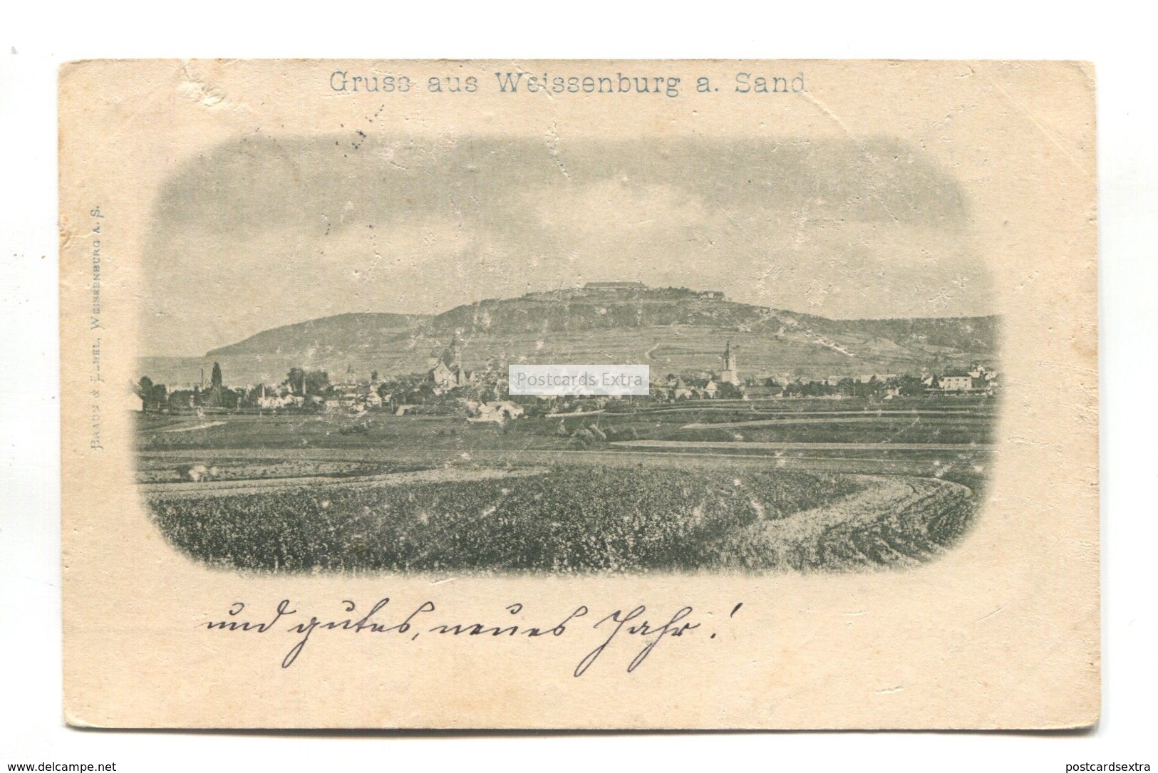 Gruss Aus  Weissenburg-Am-Sand - General View - Early Germany Postcard - Weissenburg