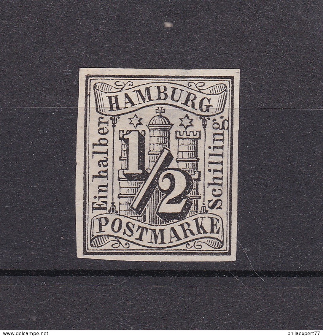 Hamburg - 1859 - Michel Nr. 1 - 70 Euro - Hamburg