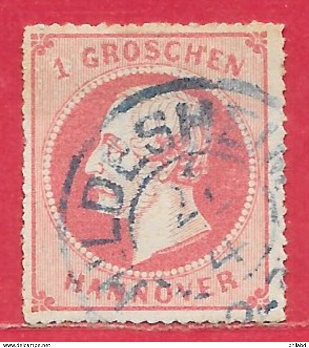 Hanovre N°24 1g Rose 1864 (HILDESHEIM) O - Hanovre