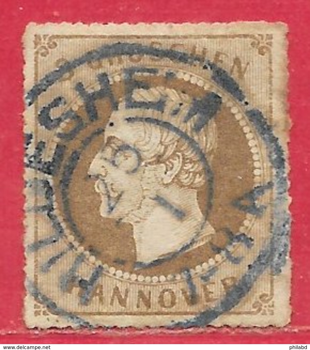 Hanovre N°26 3g Bistre 1864 (HILDESHEIM) O - Hanovre