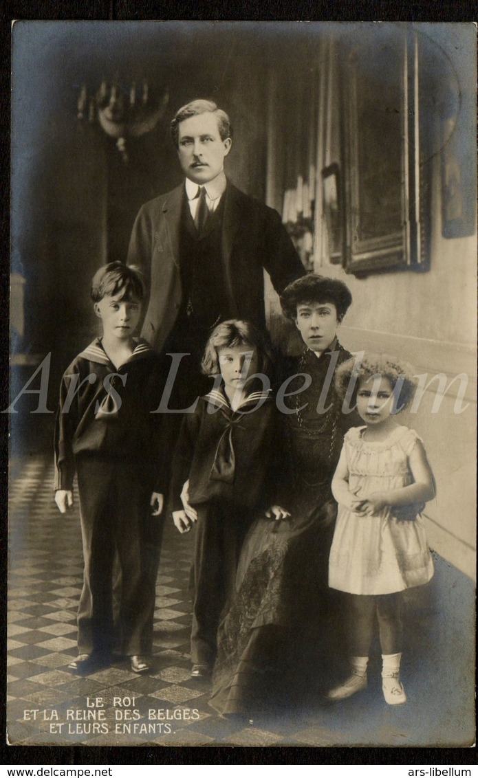 Postcard / CPA / ROYALTY / Belgique / België / Reine Elisabeth / Koningin Elisabeth / Roi Albert I / Koning Albert I - Case Reali