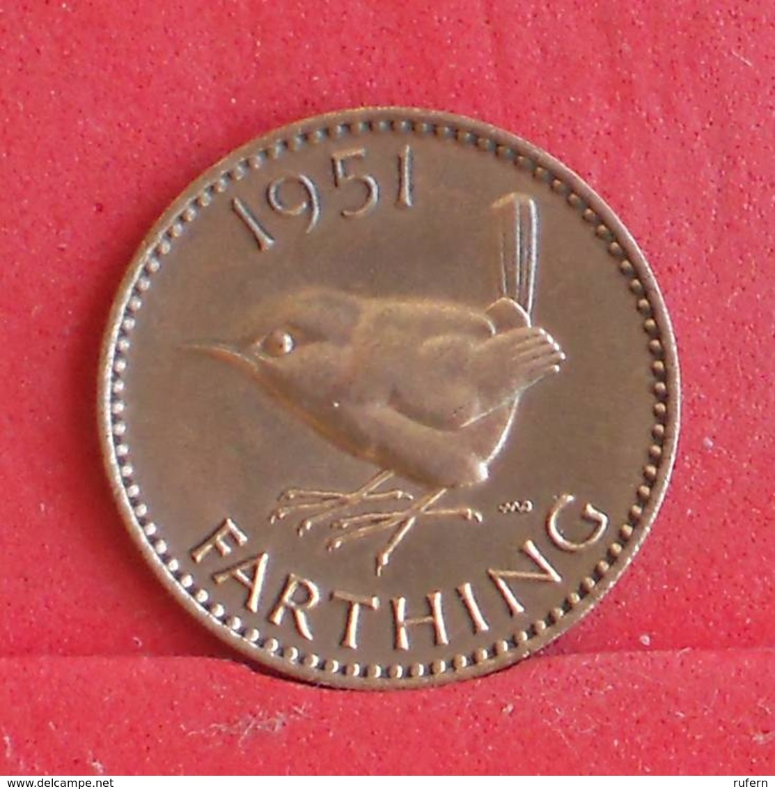 GREAT BRITAIN 1 FARTHING 1951 -    KM# 867 - (Nº30391) - B. 1 Farthing