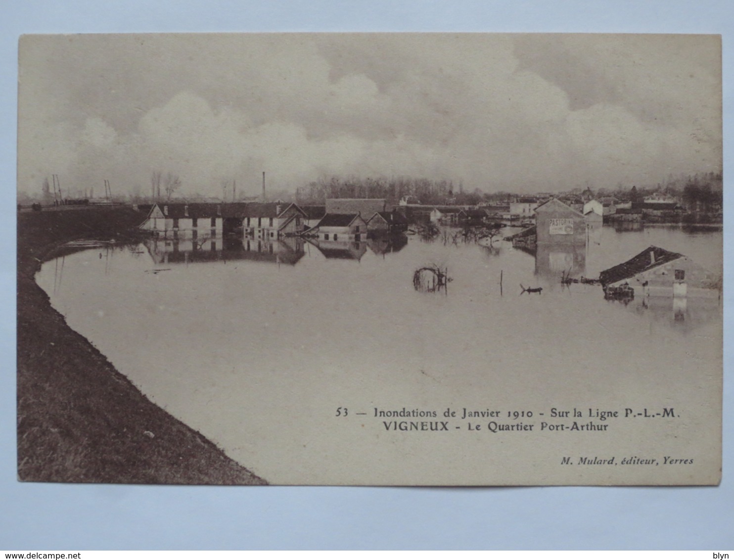 VIGNEUX, INONDATIONS 1910 - Photos