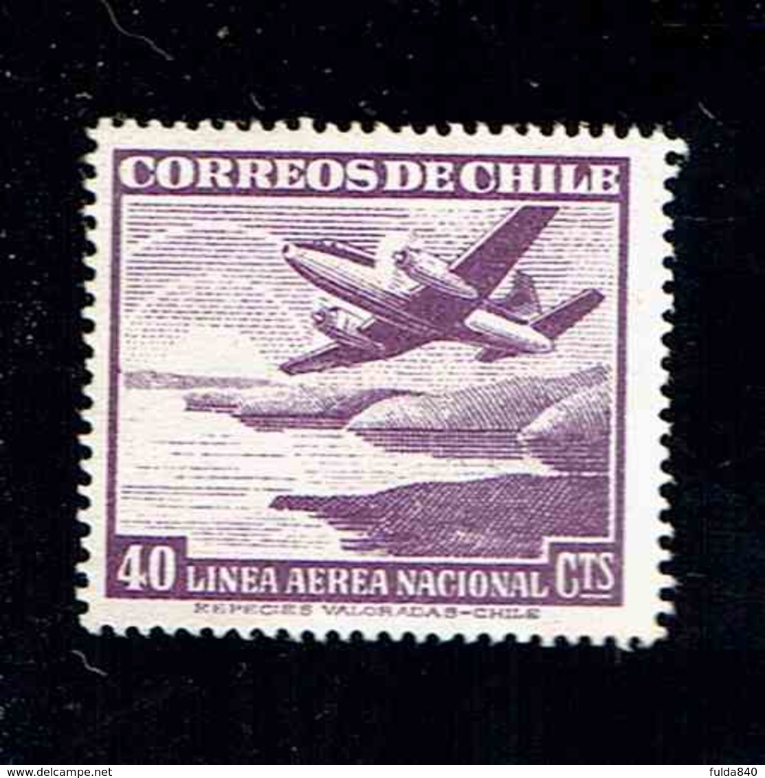 CHILI.(Y&T)   P.A. 1950-53 - N°129   *Côte*    40c.  Neuf**. - Chili