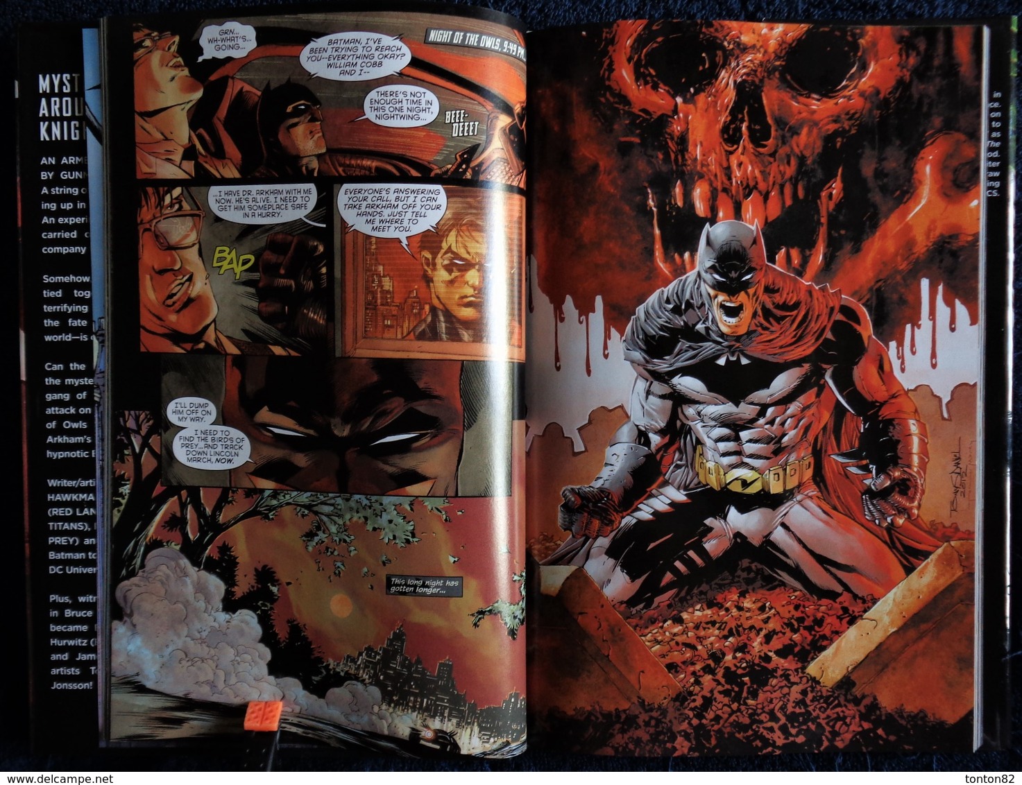 Tony S. Daniel - The New 52 - BATMAN DETECTIVE COMICS -  Volume 2 - Scare Tactics - DC Comics ( en Anglais ) - ( 2013 )