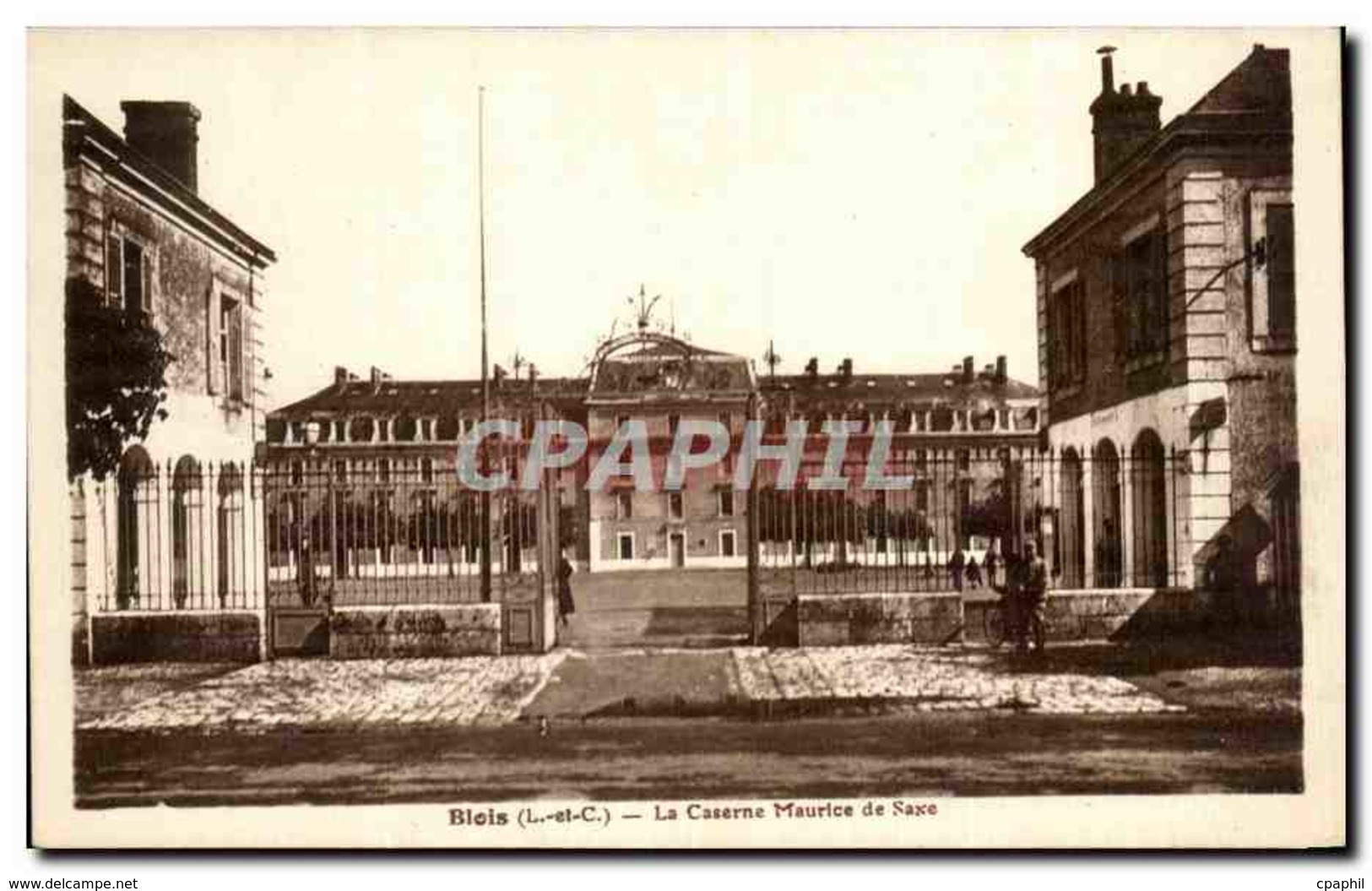 CPSM Blois La Caserne Maurice De Saxe Militaria - Blois