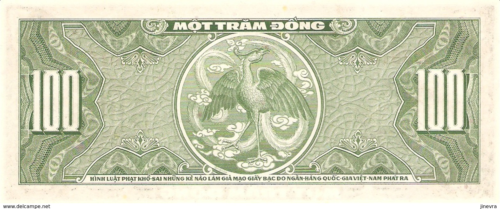 VIETNAM SOUTH 100 DONG 1955 PICK 8a AUNC - Viêt-Nam