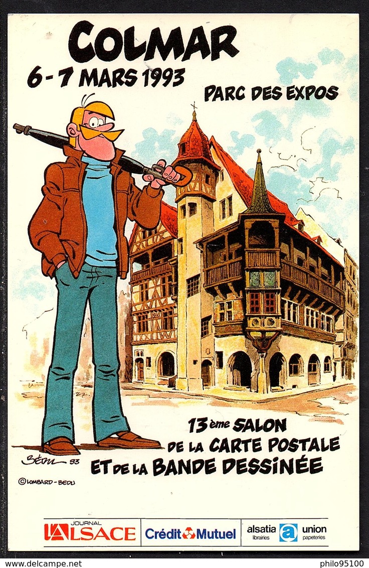 COLMAR . 13éme Salon De La Carte Postale Et De La BD .1993. - Bourses & Salons De Collections