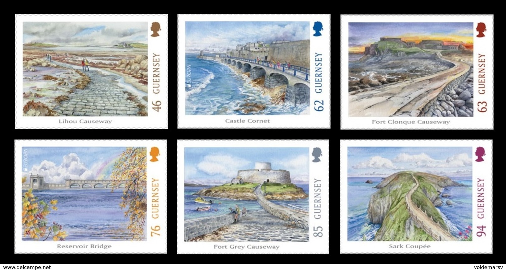 Guernsey 2018 Mih. 1678/83 Bridges And Causeways (incl. Europa-Cept. Bridges) MNH ** - Guernsey