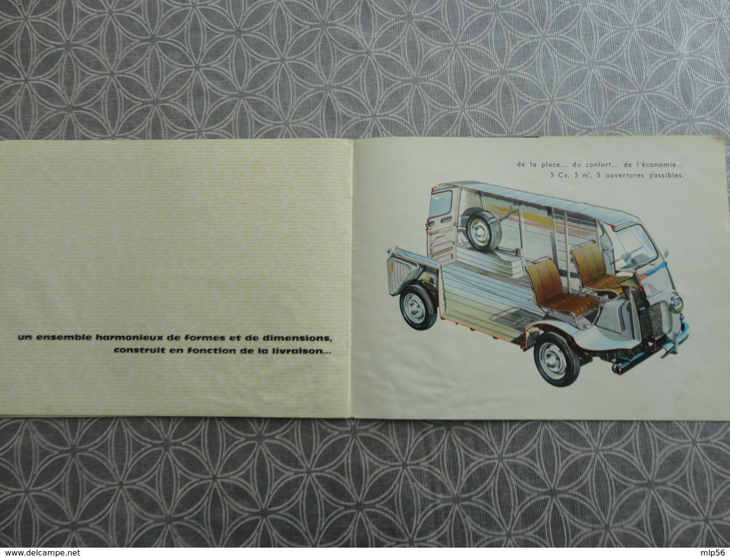 RENAULT ESTAFETTE FOURGON SURELEVE   PUBLICITE PROSPECTUS  16 PAGES  31 X 22.5CM