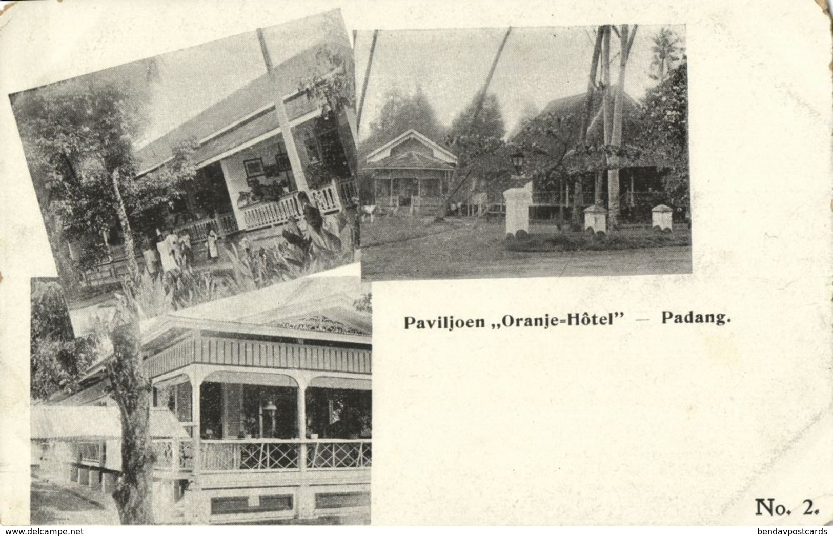 Indonesia, SUMATRA PADANG, Pavilion Oranje Hotel (1899) Postcard - Indonesië