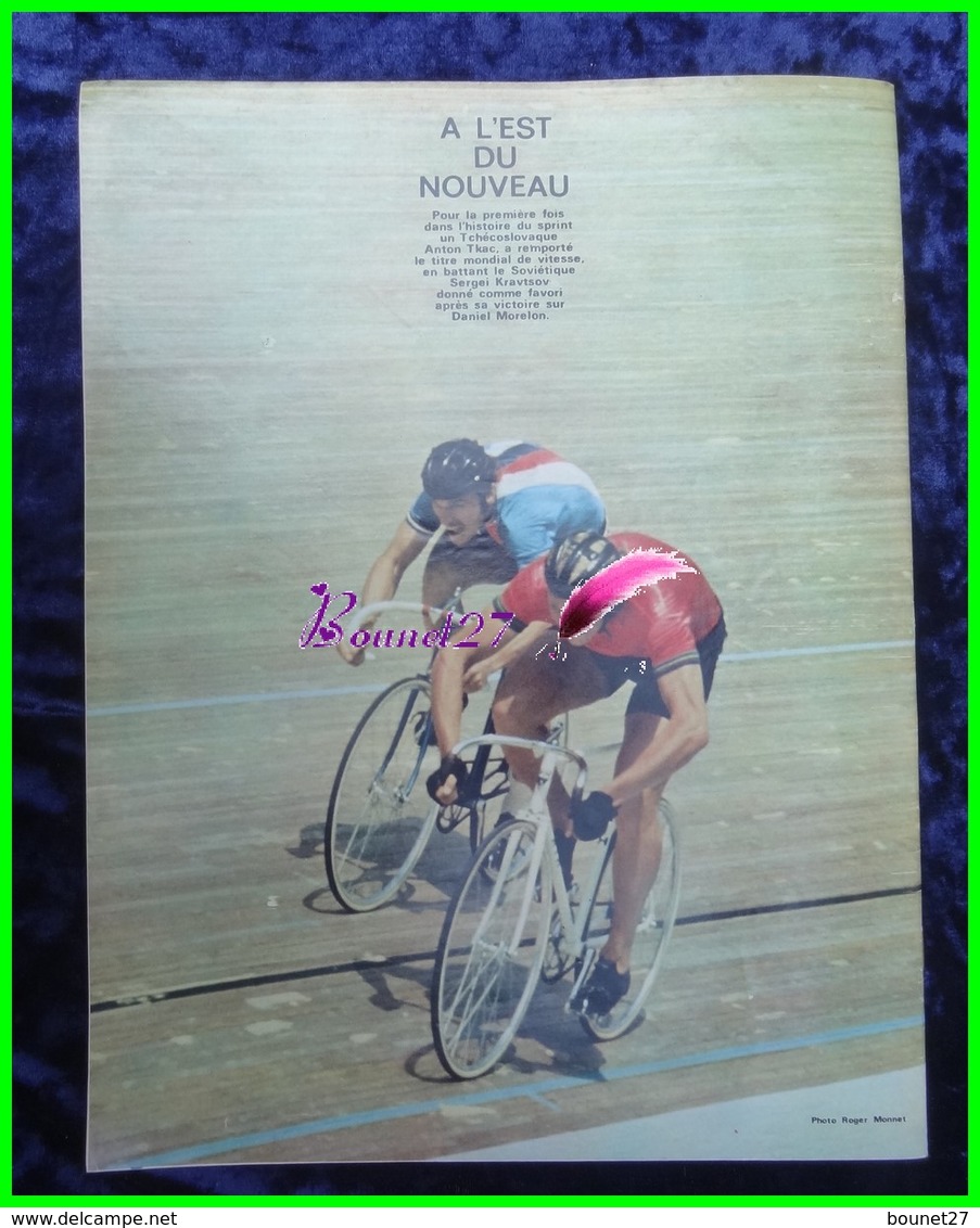 Revue Le MIROIR DU CYCLISME- N° 192  Septembre 1974 - Merckx Et Les Français Poster Patrick Sercu - Sport