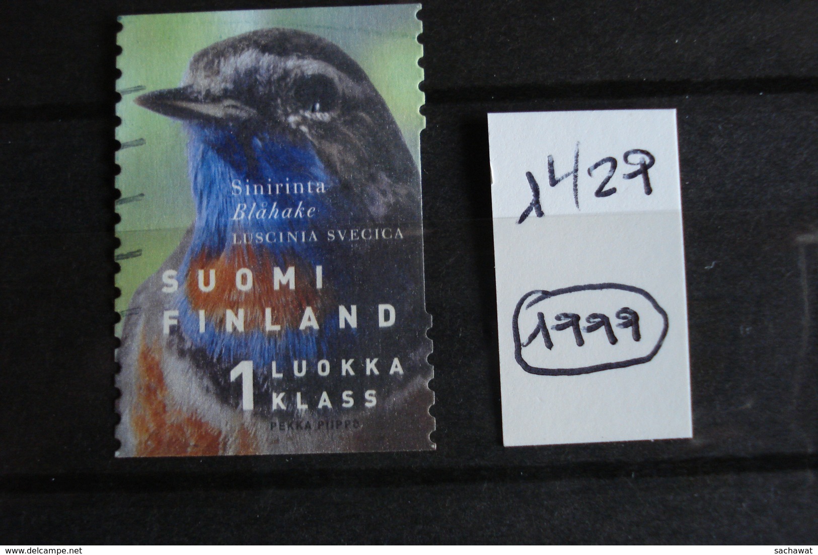 Finlande - Année 1999 - Gorge-bleue Miroir- Y.T. 1429 - Oblitéré - Used - Gestempeld - Used Stamps