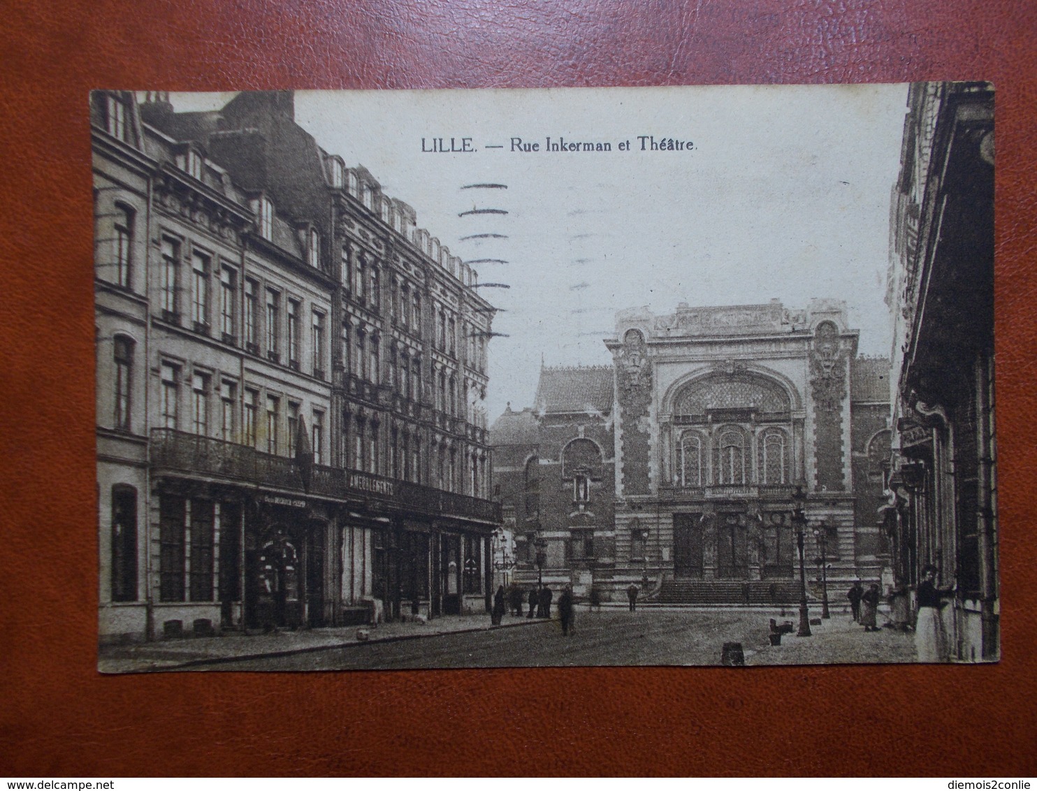 Carte Postale  - LILLE (59) - Rue Inkerman Et Théâtre (3323) - Lille