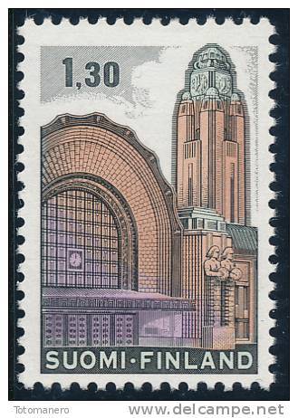 FINLAND 1980, M-63 Definitive PHOSPHOR Helsinki Railway Station 1,30 On Harrison Paper** - Nuovi