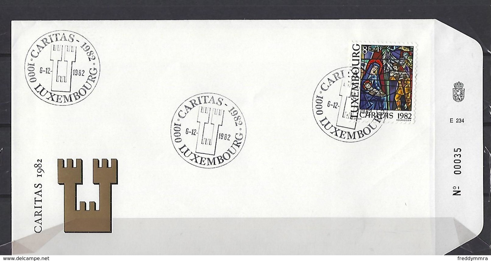 Luxembourg: 1015 Sur FDC - Nativité - Noël