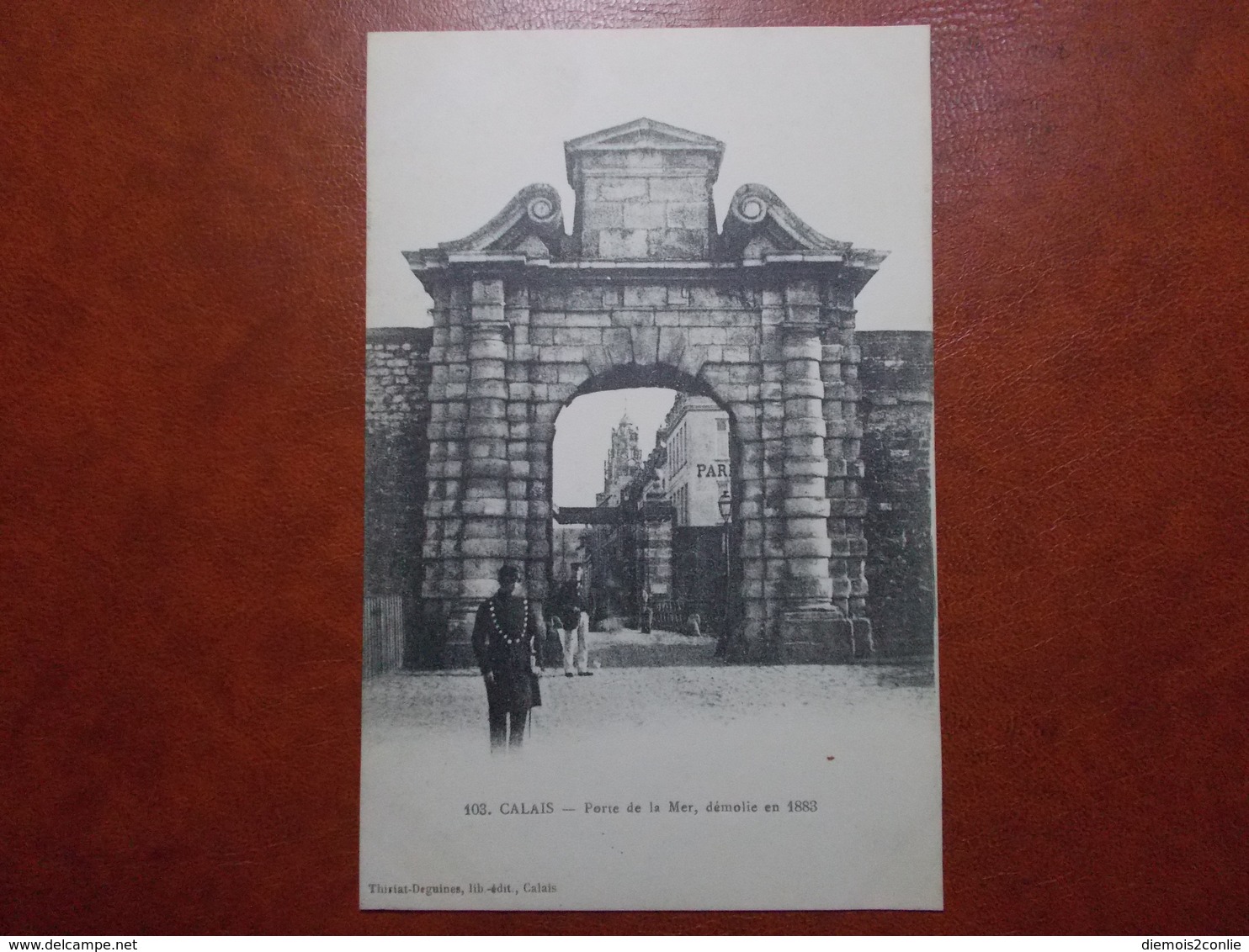 Carte Postale  - CALAIS (62) - Porte De La Mer Démolie En 1883 (3338) - Calais