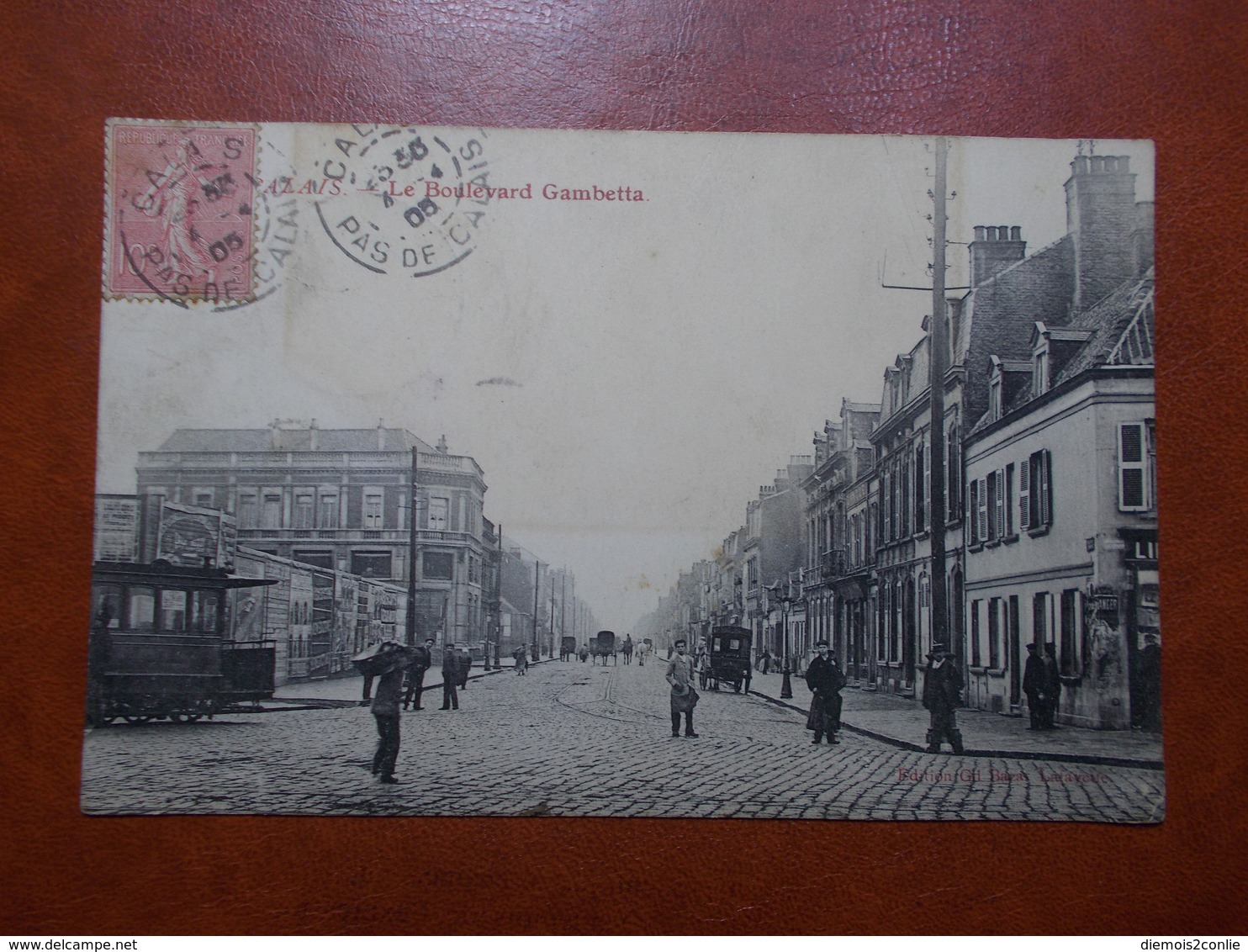 Carte Postale  - CALAIS (62) - Le Boulevard Gambetta (3339) - Calais