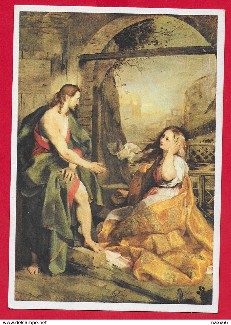 CARTOLINA VG ITALIA - NOLI ME TANGERE - Federico Fiori Detto Baroccio - 10 X 15 - 1977 CIVIDALE DEL FRIULI - Pittura & Quadri