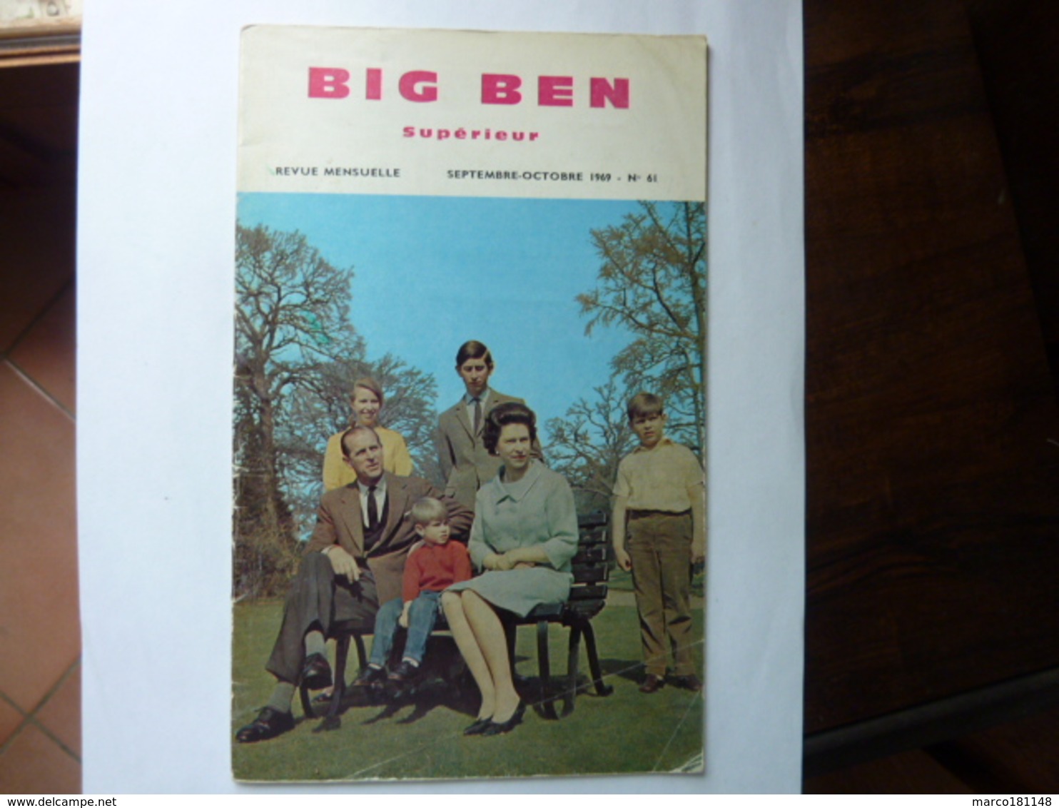 BIG BEN Supérieur - Revue N°61 - Septembre 1969 - Engelse Taal/Grammatica