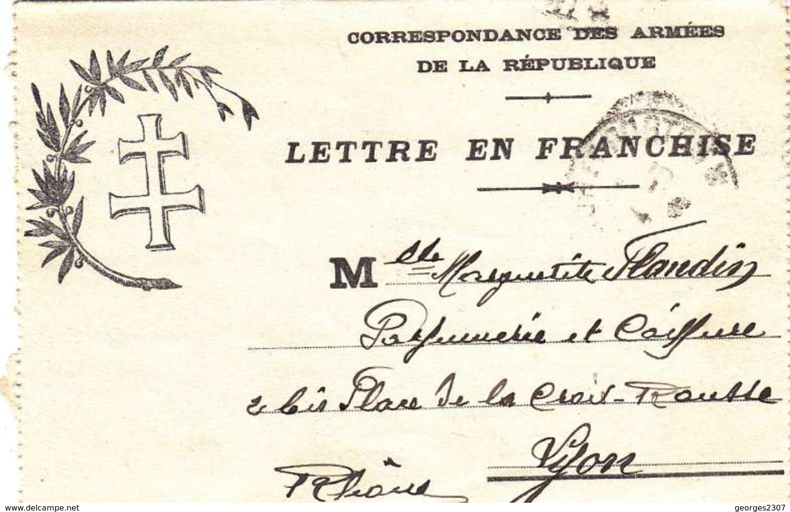 *CPA - CARTE LETTRE EN FRANCHISE- CORRESPONDANCE MILITAIRE - CACHET "TRÉSOR & POSTES- 02/05/18 - Guerre De 1914-18