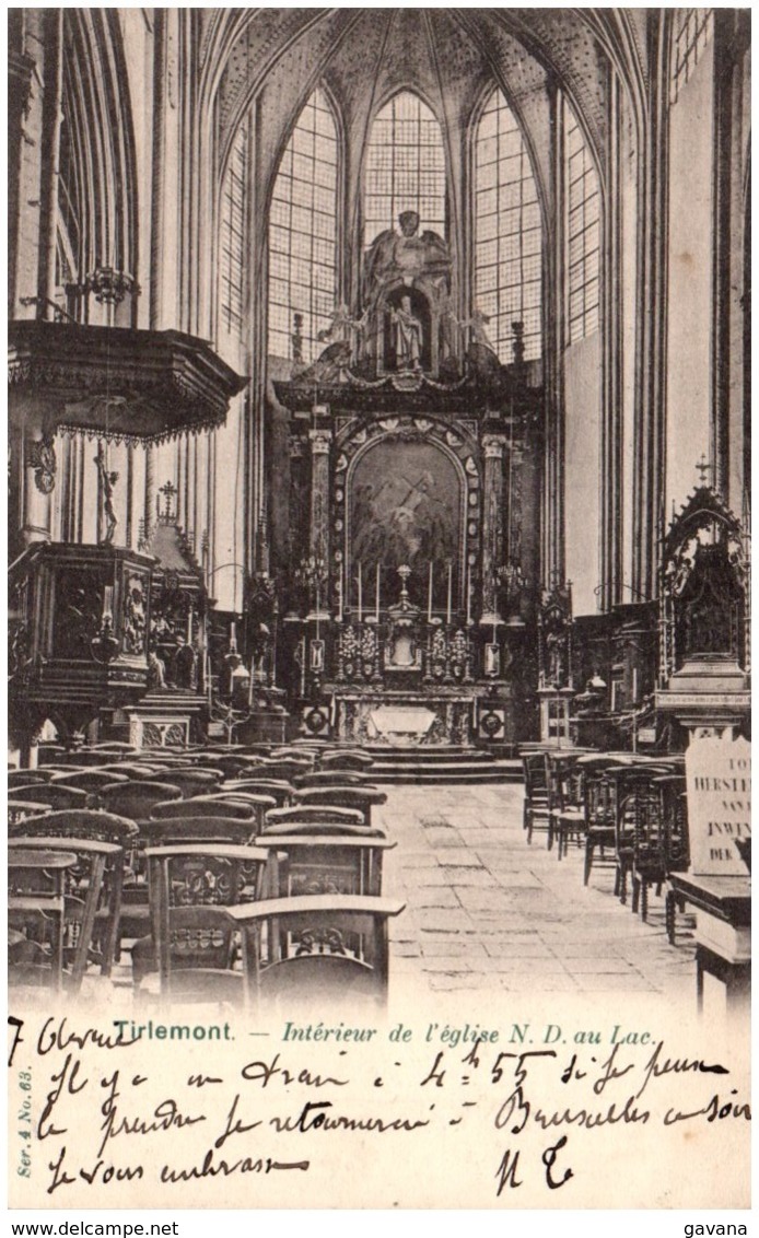 TIRLEMONT - Intérieur De L'église N. D. Au Lac - Autres & Non Classés