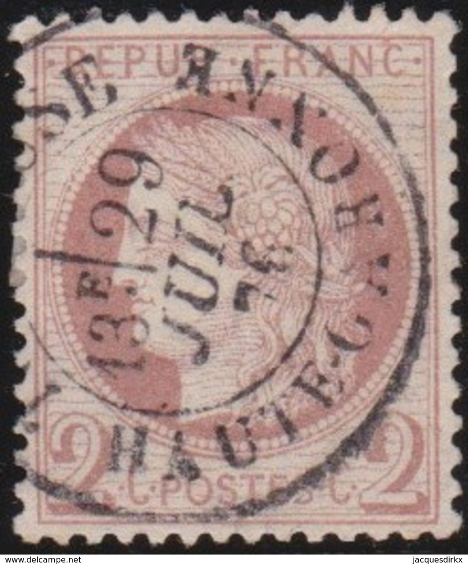 France  .   Yvert   .    51     .        O         .       Oblitéré - 1871-1875 Cérès