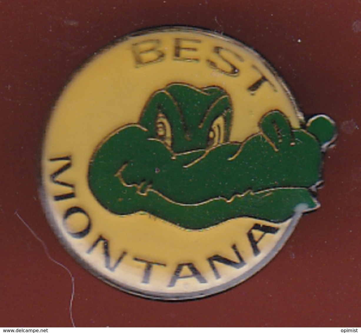 59610- Pin's. Best Montana .crocodile.alligator. . - Animaux