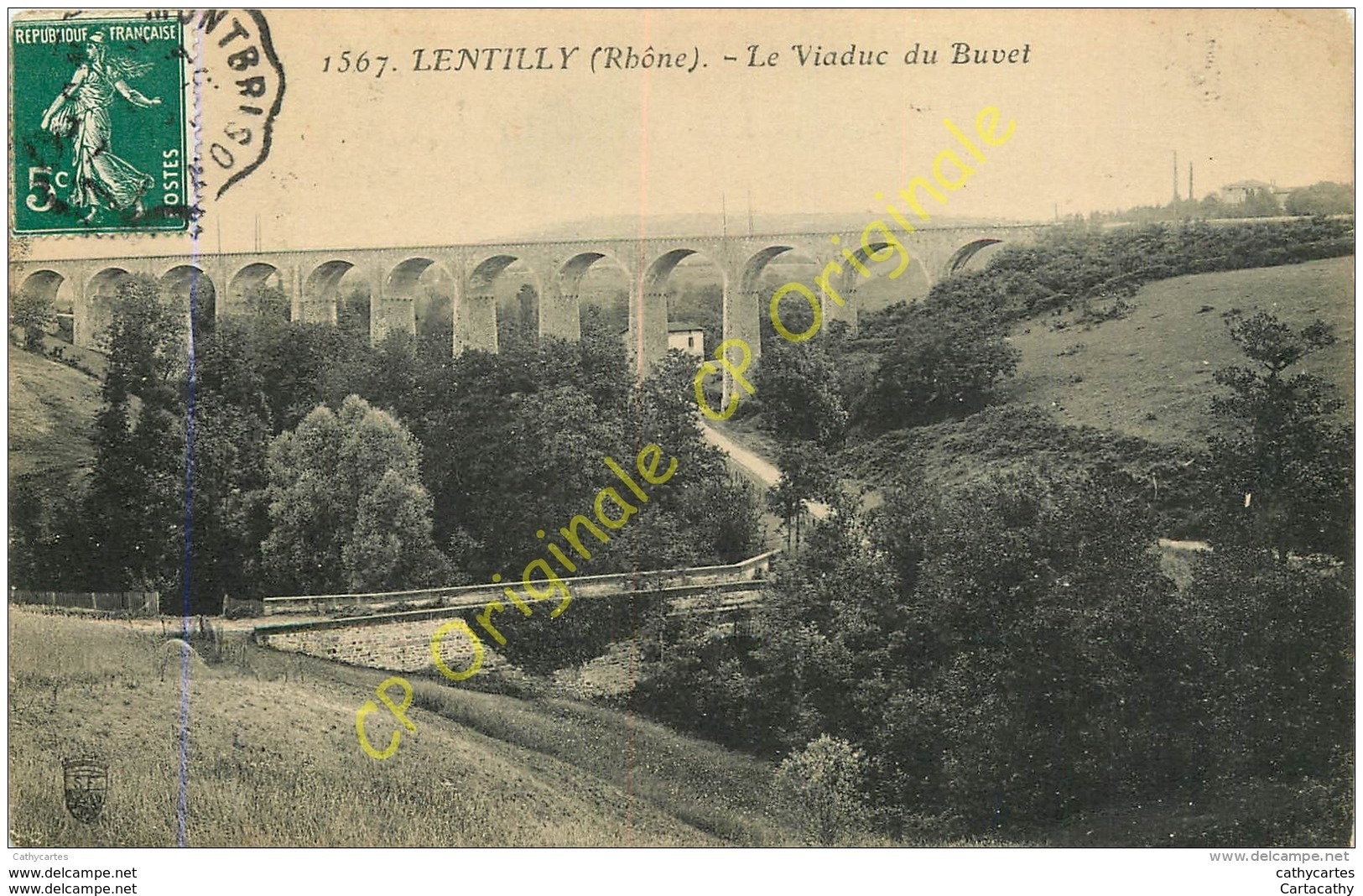 69.  LENTILLY .  Le Viaduc Du Buvet . - Autres & Non Classés