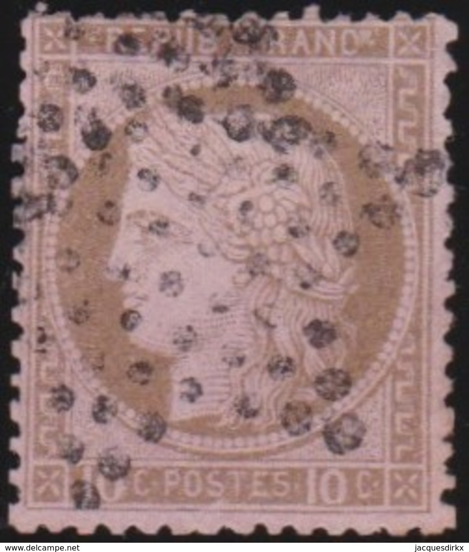 France  .   Yvert   .    54       .        O         .       Oblitéré - 1871-1875 Cérès