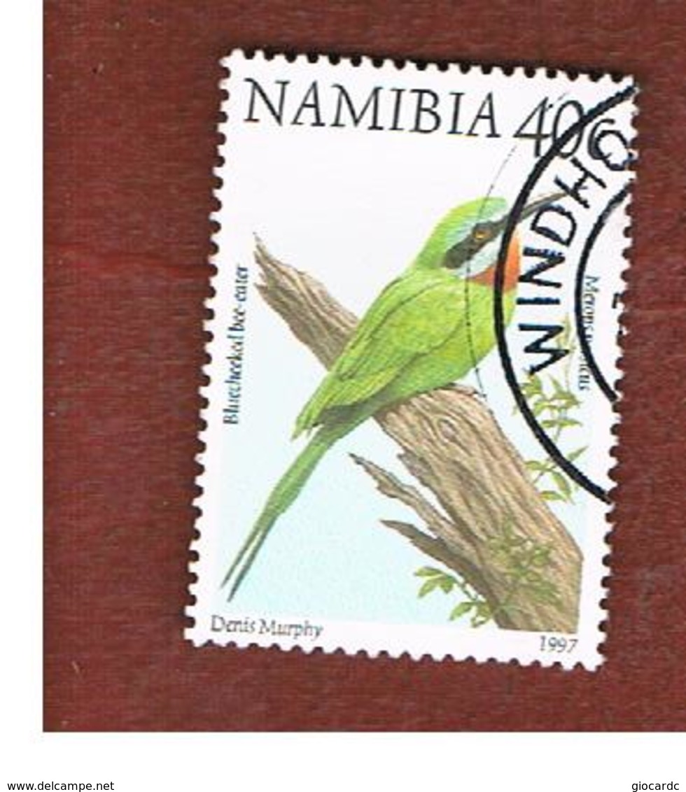 NAMIBIA  -  SG 753  -  1997  BIRDS: MEROPS PERSICUS  -  USED° - Namibia (1990- ...)