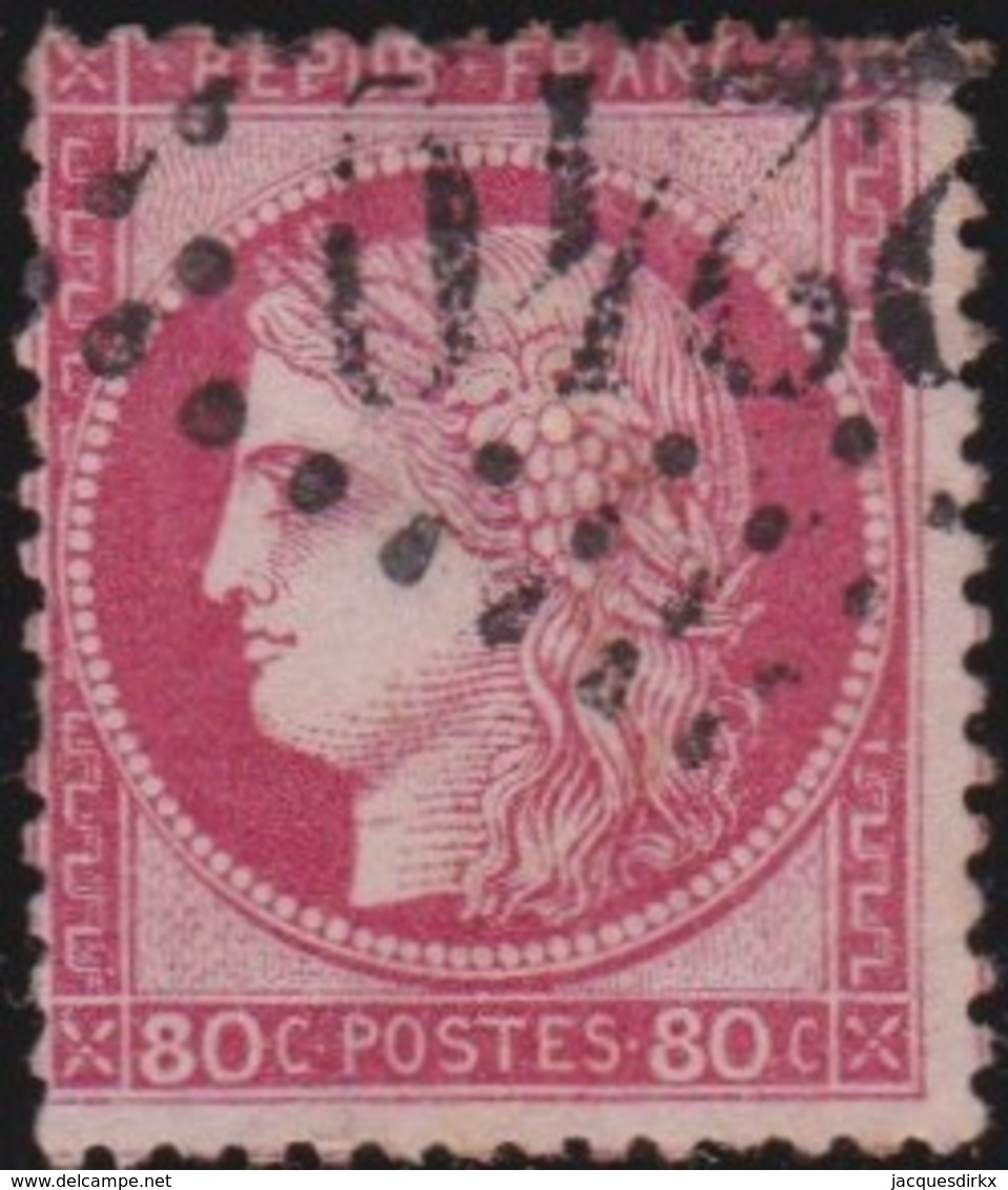 France  .   Yvert   .    57      .        O         .       Oblitéré - 1871-1875 Cérès