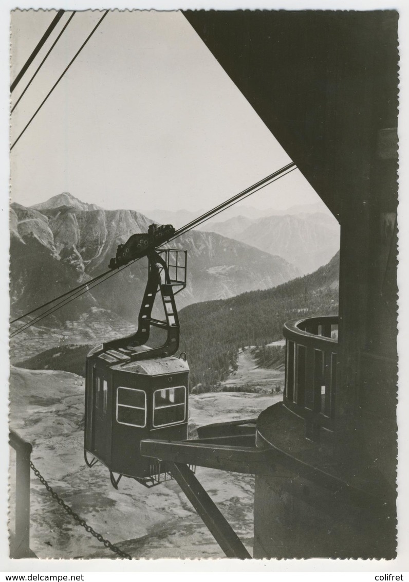 05 - Serre-Chevalier -      Téléphérique, Station Supérieure, à Gauche Le Chaberton - Serre Chevalier