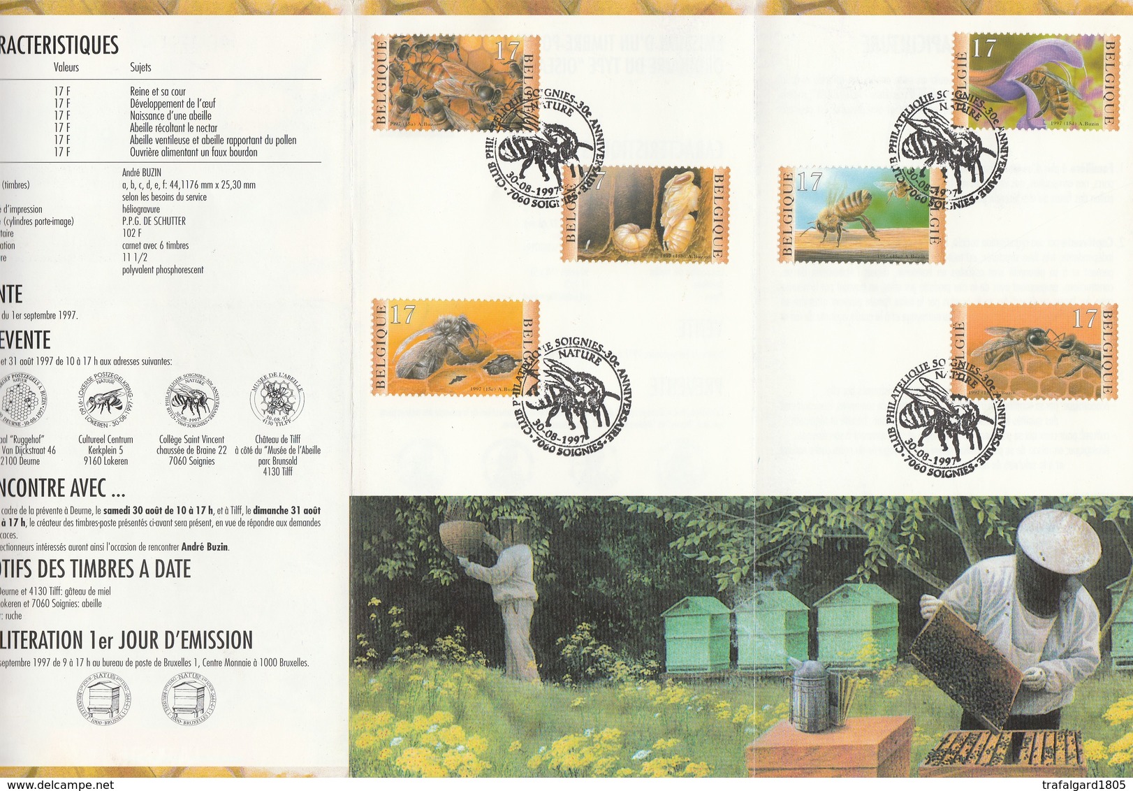 BUZIN. LES ABEILLES ET L'APICULTURE - 1985-.. Oiseaux (Buzin)