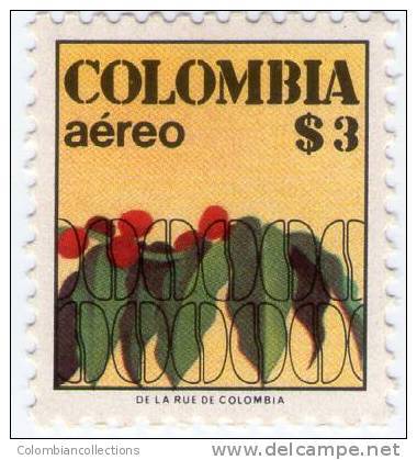 Lote 9a, Colombia, 1977, Cafe , Sello 3P, Coffee Stamp - Colombia