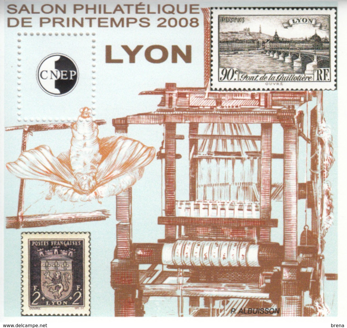 FRANCE  BLOC SOUVENIR 2007/08 N° 48/ 50/51/52  LIMOGES / PARIS /LYON48 - CNEP