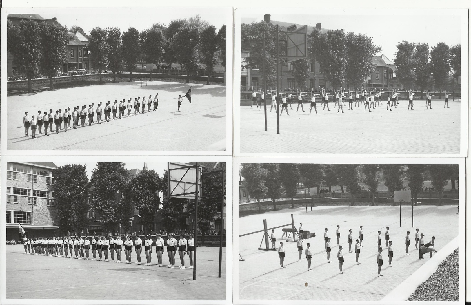 CHIMAY - Athénée Royal De Chimay, Démonstration, Concours De Gymnastique Très Beau Lot De 72 Cartes-photos Différentes - Chimay