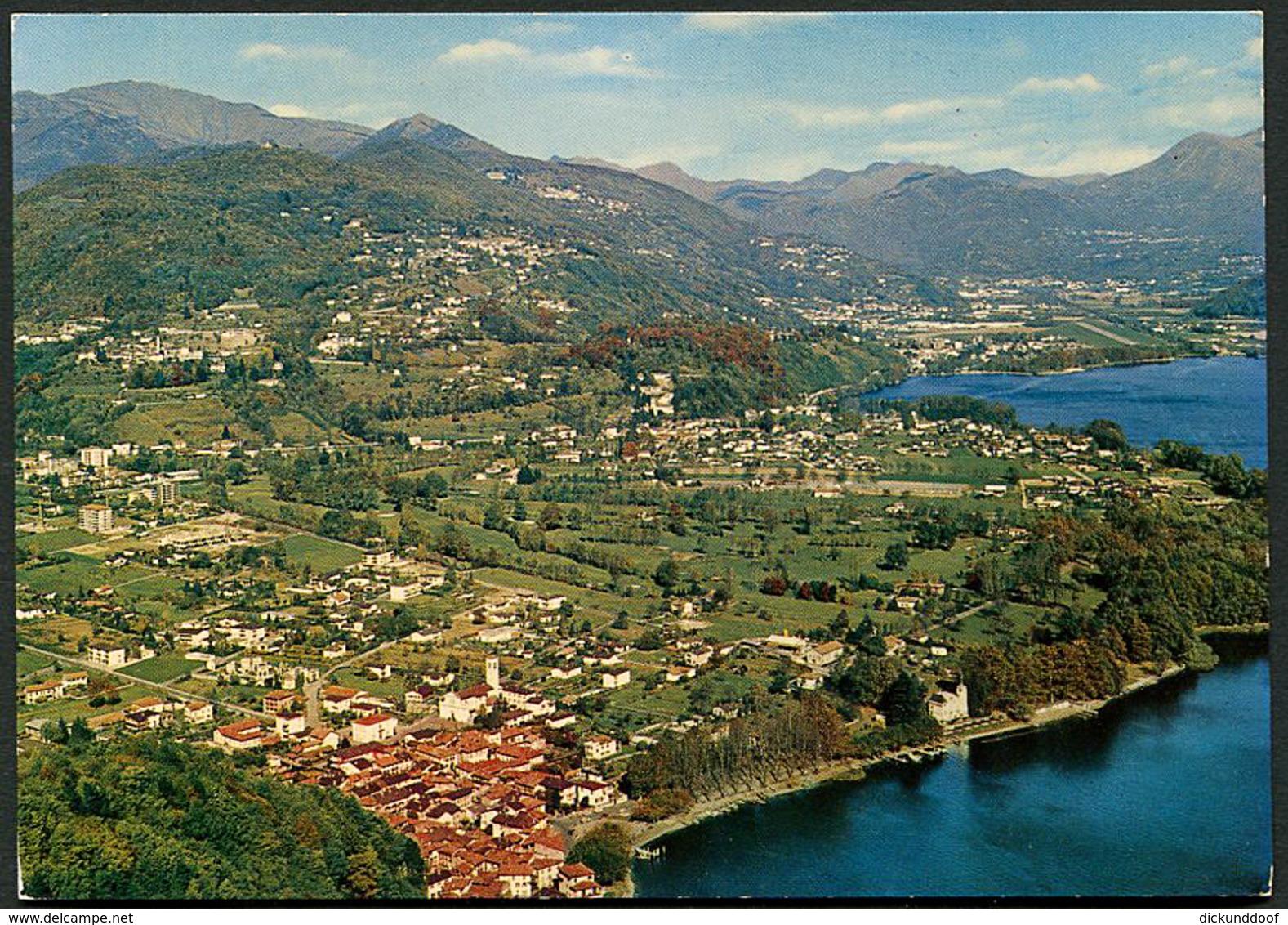 Caslano - Panorama Da Sassalto 1977 - Caslano