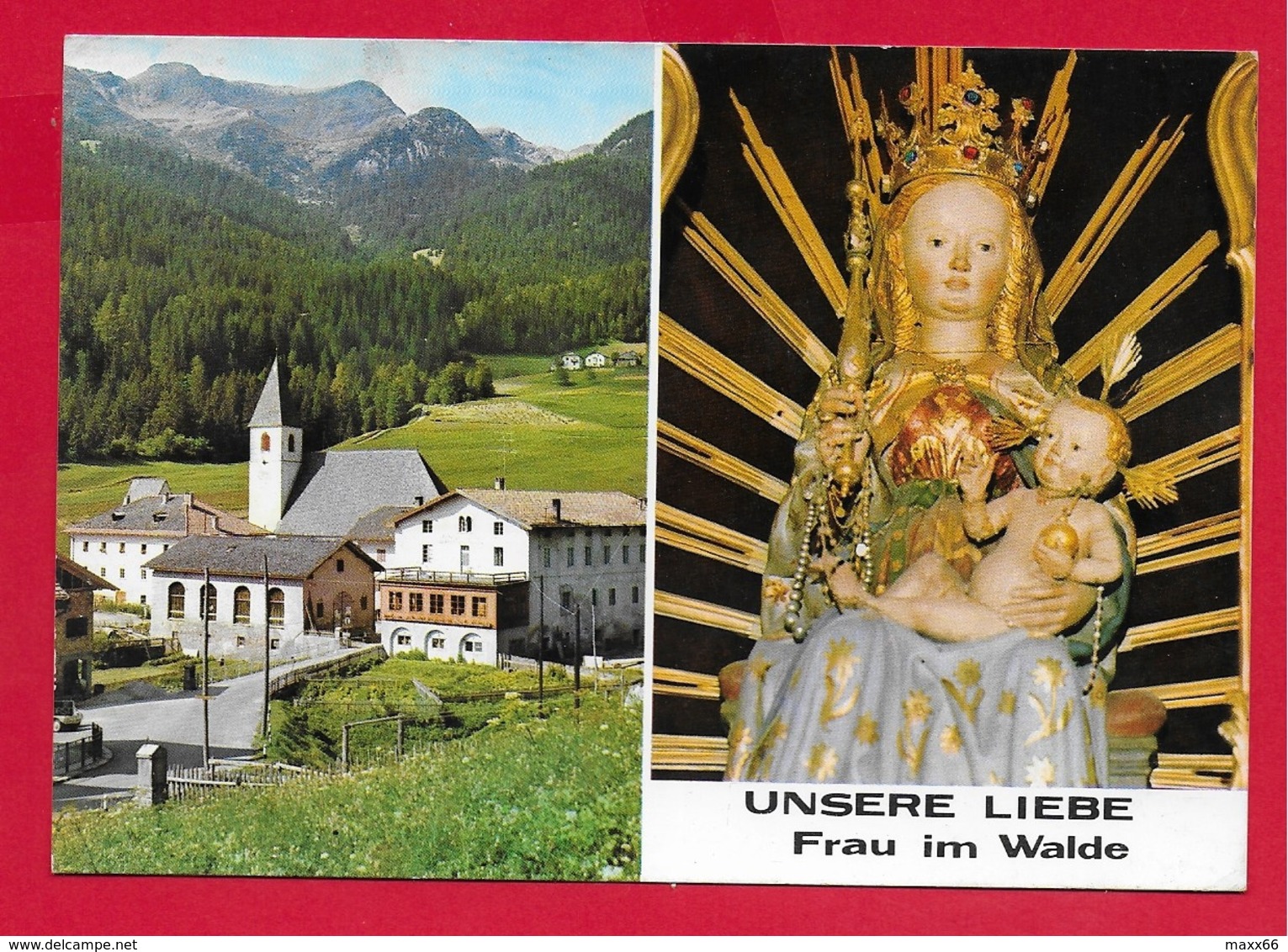 CARTOLINA VG ITALIA - MADONNA DI SENALE (BZ) - Val DI Non - UNSERE LIEBE - Frau Im Walde - 10 X 15 - 1969 - Bolzano