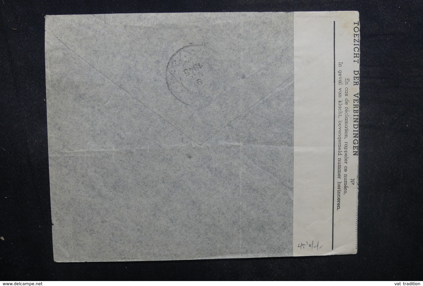 BELGIQUE - Enveloppe Commerciale De Bruxelles Pour New York En 1945 Avec Contrôle Postal - L 40501 - Cartas & Documentos