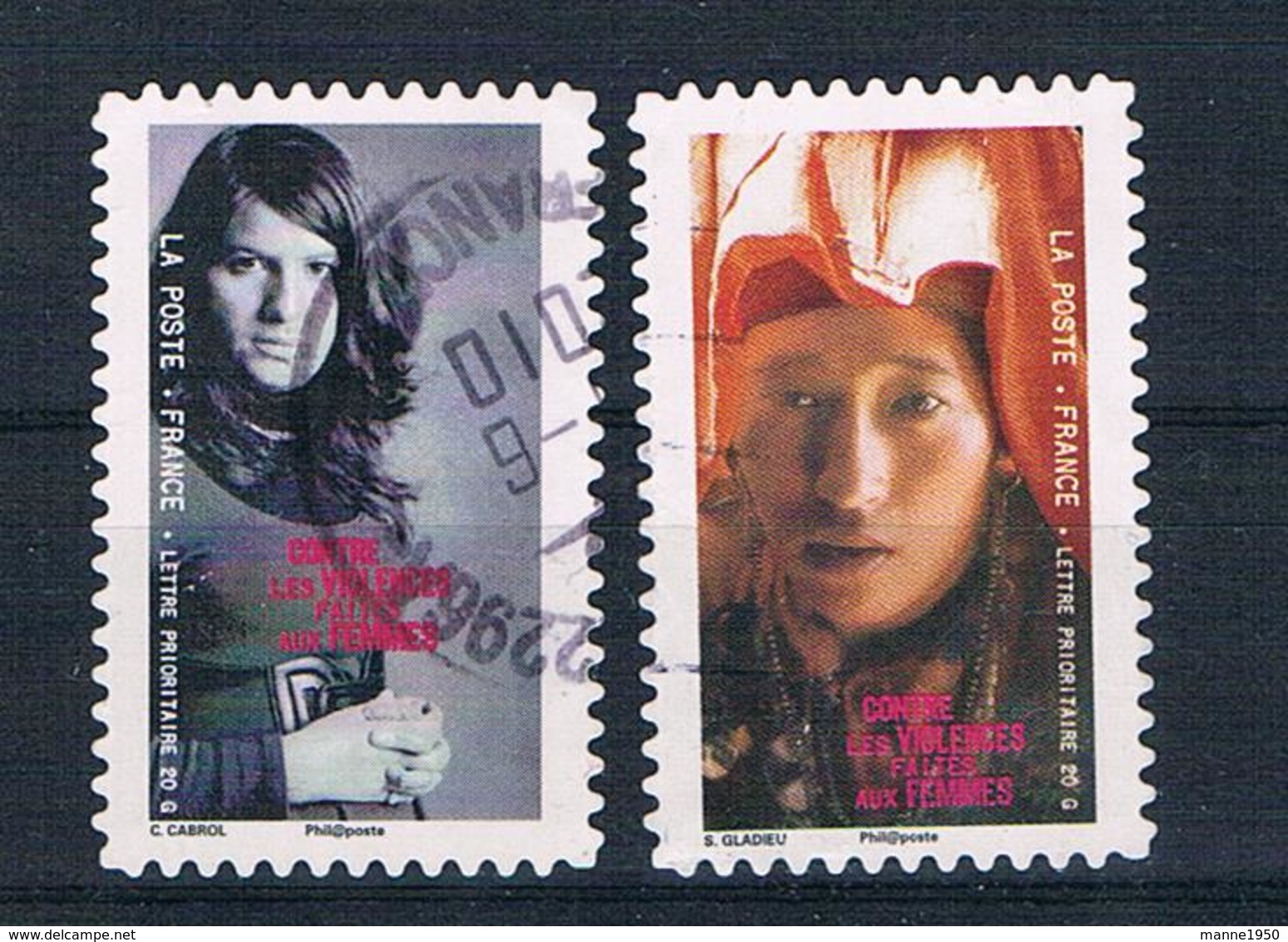 Frankreich 2010 Mi.Nr. 4849/53 Gestempelt - Used Stamps