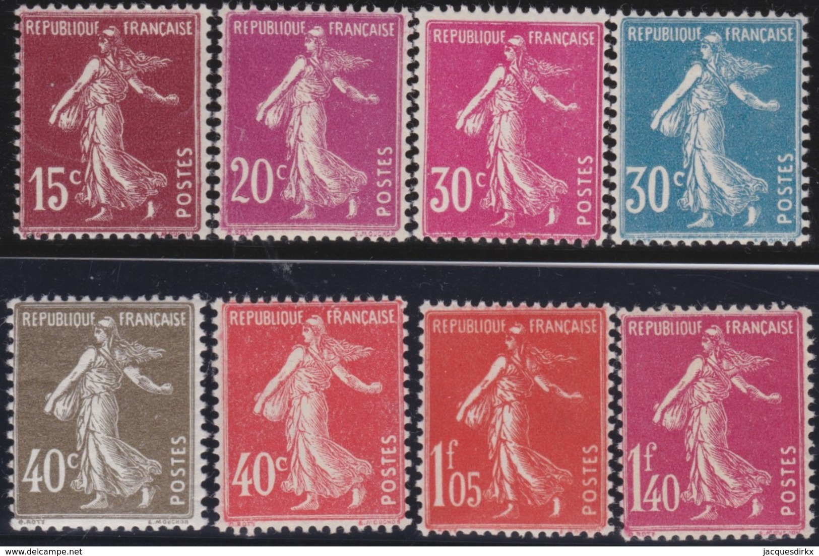 France  .    Yvert  .     189/196      .  **   .     Neuf  SANS  Charniere  .   /   .  MNH - Unused Stamps